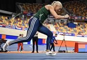 5 March 2025; Sarah Lavin of Ireland during a training session at the Omnisport Apeldoorn in Apeldoorn, Netherlands, ahead of the European Athletics Indoor Championships 2025. Photo by Sam Barnes/Sportsfile