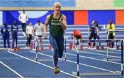 5 March 2025; Sarah Lavin of Ireland during a training session at the Omnisport Apeldoorn in Apeldoorn, Netherlands, ahead of the European Athletics Indoor Championships 2025. Photo by Sam Barnes/Sportsfile