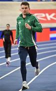 5 March 2025; Marcus Lawler of Ireland during a training session at the Omnisport Apeldoorn in Apeldoorn, Netherlands, ahead of the European Athletics Indoor Championships 2025. Photo by Sam Barnes/Sportsfile