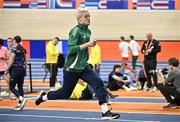 5 March 2025; Conor Kelly of Ireland during a training session at the Omnisport Apeldoorn in Apeldoorn, Netherlands, ahead of the European Athletics Indoor Championships 2025. Photo by Sam Barnes/Sportsfile