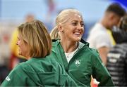 5 March 2025; Sarah Lavin of Ireland during a training session at the Omnisport Apeldoorn in Apeldoorn, Netherlands, ahead of the European Athletics Indoor Championships 2025. Photo by Sam Barnes/Sportsfile