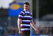 4 March 2025; Terenure College captain Ben Blaney during the Bank of Ireland Leinster Schools Senior Cup semi-final match between St Fintan's High School and Terenure College at Energia Park in Dublin. Photo by Shauna Clinton/Sportsfile