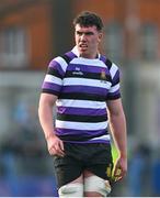 4 March 2025; Terenure College captain Ben Blaney during the Bank of Ireland Leinster Schools Senior Cup semi-final match between St Fintan's High School and Terenure College at Energia Park in Dublin. Photo by Shauna Clinton/Sportsfile