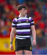 4 March 2025; Jamie Coleman of Terenure College during the Bank of Ireland Leinster Schools Senior Cup semi-final match between St Fintan's High School and Terenure College at Energia Park in Dublin. Photo by Shauna Clinton/Sportsfile