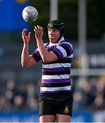 4 March 2025; Luke McNiff of Terenure College during the Bank of Ireland Leinster Schools Senior Cup semi-final match between St Fintan's High School and Terenure College at Energia Park in Dublin. Photo by Shauna Clinton/Sportsfile