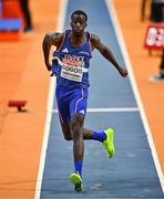 8 March 2025; Thomas Gogois of France competes in the men's triple jump during day three of the European Athletics Indoor Championships 2025 at the Omnisport Apeldoorn in Apeldoorn, Netherlands. Photo by Sam Barnes/Sportsfile