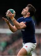 8 March 2025; Antoine Dupont of France during the Guinness Six Nations Rugby Championship match between Ireland and France at the Aviva Stadium in Dublin. Photo by Seb Daly/Sportsfile