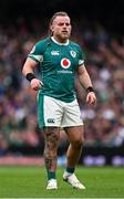 8 March 2025; Finlay Bealham of Ireland during the Guinness Six Nations Rugby Championship match between Ireland and France at the Aviva Stadium in Dublin. Photo by Seb Daly/Sportsfile