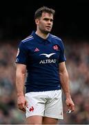 8 March 2025; Damian Penaud of France during the Guinness Six Nations Rugby Championship match between Ireland and France at the Aviva Stadium in Dublin. Photo by Seb Daly/Sportsfile