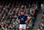 8 March 2025; Antoine Dupont of France during the Guinness Six Nations Rugby Championship match between Ireland and France at the Aviva Stadium in Dublin. Photo by Seb Daly/Sportsfile