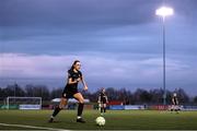 8 March 2025; Kayleigh Shine of Athlone Town during the SSE Airtricity Women's Premier Division match between Athlone Town and Wexford at Athlone Town Stadium in Westmeath. Photo by Thomas Flinkow/Sportsfile *