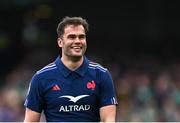 8 March 2025; Damian Penaud of France during the Guinness Six Nations Rugby Championship match between Ireland and France at the Aviva Stadium in Dublin. Photo by Seb Daly/Sportsfile