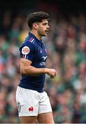 8 March 2025; Romain Ntamack of France during the Guinness Six Nations Rugby Championship match between Ireland and France at the Aviva Stadium in Dublin. Photo by Seb Daly/Sportsfile