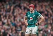 8 March 2025; Josh van der Flier of Ireland during the Guinness Six Nations Rugby Championship match between Ireland and France at the Aviva Stadium in Dublin. Photo by Seb Daly/Sportsfile