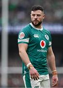 8 March 2025; Robbie Henshaw of Ireland during the Guinness Six Nations Rugby Championship match between Ireland and France at the Aviva Stadium in Dublin. Photo by Seb Daly/Sportsfile