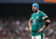 8 March 2025; Tadhg Beirne of Ireland during the Guinness Six Nations Rugby Championship match between Ireland and France at the Aviva Stadium in Dublin. Photo by Seb Daly/Sportsfile