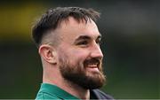 8 March 2025; Rónan Kelleher of Ireland before the Guinness Six Nations Rugby Championship match between Ireland and France at the Aviva Stadium in Dublin. Photo by Seb Daly/Sportsfile