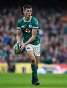 8 March 2025; Sam Prendergast of Ireland during the Guinness Six Nations Rugby Championship match between Ireland and France at the Aviva Stadium in Dublin. Photo by Brendan Moran/Sportsfile Photo by Brendan Moran/Sportsfile