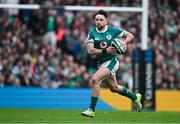 8 March 2025; Hugo Keenan of Ireland during the Guinness Six Nations Rugby Championship match between Ireland and France at the Aviva Stadium in Dublin. Photo by Brendan Moran/Sportsfile Photo by Brendan Moran/Sportsfile