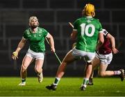 8 March 2025; Cian Lynch of Limerick gives a handpass during the Allianz Hurling League Division 1A match between Limerick and Galway at TUS Gaelic Grounds in Limerick. Photo by Piaras Ó Mídheach/Sportsfile