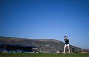 9 March 2025; Gerard Walsh of Antrim before the Allianz Hurling League Division 1B match between Antrim and Laois at Corrigan Park in Belfast. Photo by Ramsey Cardy/Sportsfile