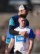 9 March 2025; Conor Sheahan of Waterford with selector Dan Shanahan after the Allianz Hurling League Division 1B match between Westmeath and Waterford at TEG Cusack Park in Mullingar, Westmeath. Photo by Michael P Ryan/Sportsfile