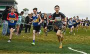 8 March 2025; Thomas O’Sullivan of Scoil Phobail Sliabh Luachra competes in the Minor Boys 2,500m during the 123.ie All Ireland Schools Cross Country Championships at Galway Racecourse in Ballybrit, Galway. Photo by Tom Beary/Sportsfile