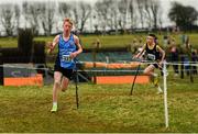 8 March 2025; Darragh Whelan of Castletroy College competes in the Junior Boys 3,500m during the 123.ie All Ireland Schools Cross Country Championships at Galway Racecourse in Ballybrit, Galway. Photo by Tom Beary/Sportsfile