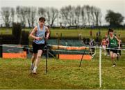 8 March 2025;  Piaras Toner of St Michaels Enniskillen competes in the Junior Boys 3,500m during the 123.ie All Ireland Schools Cross Country Championships at Galway Racecourse in Ballybrit, Galway. Photo by Tom Beary/Sportsfile