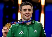 9 March 2025; Mark English of Ireland with his bronze medal from the men's 800m final on day four of the European Athletics Indoor Championships 2025 at the Omnisport Apeldoorn in Apeldoorn, Netherlands. Photo by Sam Barnes/Sportsfile