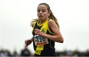 8 March 2025; Holly Renton of SHS Westport competes in the Intermediate Girls 3,500m during the 123.ie All Ireland Schools Cross Country Championships at Galway Racecourse in Ballybrit, Galway. Photo by Tom Beary/Sportsfile