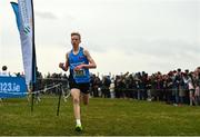 8 March 2025; Darragh Whelan of Castletroy College on his way to winning the Junior Boys 3,500m during the 123.ie All Ireland Schools Cross Country Championships at Galway Racecourse in Ballybrit, Galway.  Photo by Tom Beary/Sportsfile