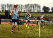 8 March 2025;  Daniel Hoy of St Michaels Enniskillen competes in the Junior Boys 3,500m during the 123.ie All Ireland Schools Cross Country Championships at Galway Racecourse in Ballybrit, Galway. Photo by Tom Beary/Sportsfile