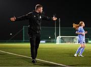 9 March 2025; Shamrock Rovers coach Craig Plunkett during the EA SPORTS LOI Academy Womens U19 League match between Shamrock Rovers and DLR Waves at Roadstone Academy in Dublin. Photo by Thomas Flinkow/Sportsfile