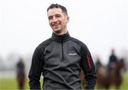 10 March 2025: Jockey Patrick Mullins ahead of the Cheltenham Racing Festival at Prestbury Park in Cheltenham, England. Photo by Harry Murphy/Sportsfile