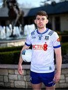 10 March 2025; Mícheál Bannigan of Monaghan poses for a portrait before a media conference at Bective Stud in Balgil, Navan, Meath, ahead of the upcoming Allianz Football League Division 2 match between Meath and Monaghan on Sunday, March 16th. Photo by Piaras Ó Mídheach/Sportsfile