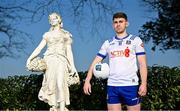 10 March 2025; Mícheál Bannigan of Monaghan poses for a portrait before a media conference at Bective Stud in Balgil, Navan, Meath, ahead of the upcoming Allianz Football League Division 2 match between Meath and Monaghan on Sunday, March 16th. Photo by Piaras Ó Mídheach/Sportsfile