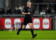 8 March 2025; Referee Colm McDonald during the Allianz Hurling League Division 1B match between Dublin and Carlow at Parnell Park in Dublin. Photo by Stephen Marken/Sportsfile