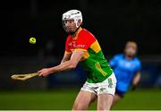 8 March 2025; Kevin McDonald of Carlow during the Allianz Hurling League Division 1B match between Dublin and Carlow at Parnell Park in Dublin. Photo by Stephen Marken/Sportsfile