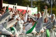 6 October 2013; Shamrock Rovers supporters during the game. FAI Ford Cup, Semi-Final, Sligo Rovers v Shamrock Rovers, The Showgrounds, Sligo. Picture credit: David Maher / SPORTSFILE