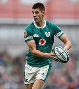 8 March 2025; Sam Prendergast of Ireland during the Guinness Six Nations Rugby Championship match between Ireland and France at the Aviva Stadium in Dublin. Photo by David Fitzgerald/Sportsfile