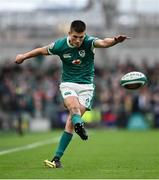 8 March 2025; Sam Prendergast of Ireland during the Guinness Six Nations Rugby Championship match between Ireland and France at the Aviva Stadium in Dublin. Photo by David Fitzgerald/Sportsfile