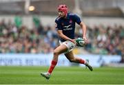 8 March 2025; Louis Bielle-Biarrey of France during the Guinness Six Nations Rugby Championship match between Ireland and France at the Aviva Stadium in Dublin. Photo by David Fitzgerald/Sportsfile