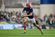 8 March 2025; Louis Bielle-Biarrey of France during the Guinness Six Nations Rugby Championship match between Ireland and France at the Aviva Stadium in Dublin. Photo by David Fitzgerald/Sportsfile