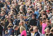 9 March 2025; Supporters stand for the playing of the National Anthem before the Allianz Hurling League Division 1A match between Kilkenny and Tipperary at UPMC Nowlan Park in Kilkenny. Photo by Stephen McCarthy/Sportsfile