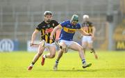 9 March 2025; Sam O’Farrell of Tipperary and Billy Drennan of Kilkenny during the Allianz Hurling League Division 1A match between Kilkenny and Tipperary at UPMC Nowlan Park in Kilkenny. Photo by Stephen McCarthy/Sportsfile