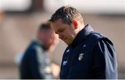 9 March 2025; Antrim manager Davy Fitzgerald before the Allianz Hurling League Division 1B match between Antrim and Laois at Corrigan Park in Belfast. Photo by Ramsey Cardy/Sportsfile