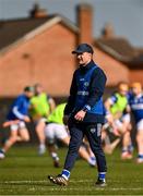 9 March 2025; Laois manager Tommy Fitzgerald before the Allianz Hurling League Division 1B match between Antrim and Laois at Corrigan Park in Belfast. Photo by Ramsey Cardy/Sportsfile