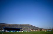 9 March 2025; A general view before the Allianz Hurling League Division 1B match between Antrim and Laois at Corrigan Park in Belfast. Photo by Ramsey Cardy/Sportsfile