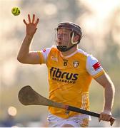 9 March 2025; Eoghan Campbell of Antrim during the Allianz Hurling League Division 1B match between Antrim and Laois at Corrigan Park in Belfast. Photo by Ramsey Cardy/Sportsfile